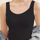 Camisetas térmicas de tirantes para mujer con sujetador incorporado
