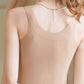 Camisetas térmicas de tirantes para mujer con sujetador incorporado