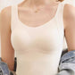 Camisetas térmicas de tirantes para mujer con sujetador incorporado