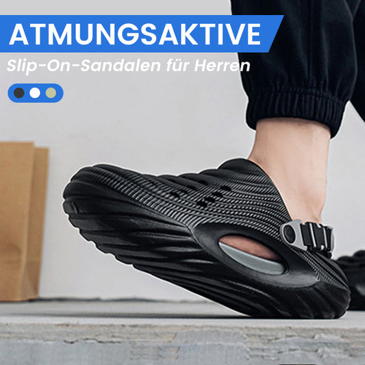 Sandalias transpirables sin cordones para hombre