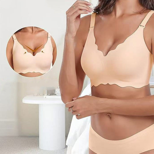 Sujetador sin aros Deep V Plunge Push-up sin aros