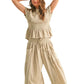 Conjunto de dos piezas de moda casual para mujer