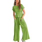 Conjunto de dos piezas de moda casual para mujer