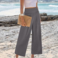 🌸Pantalones cortos casuales de cintura alta y pierna recta para mujer