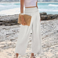 🌸Pantalones cortos casuales de cintura alta y pierna recta para mujer