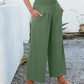 🌸Pantalones cortos casuales de cintura alta y pierna recta para mujer
