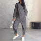 💕VENTA CALIENTE 2024💕Mujeres Conjunto de sudaderas y pantalones de dobladillo de manga larga