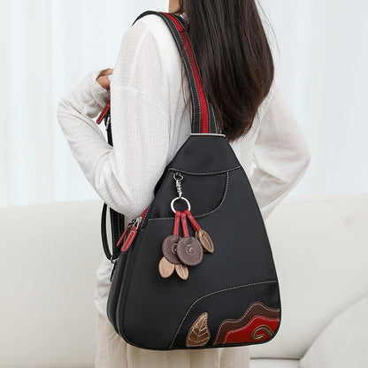 Mochila cruzada descapotable para mujer