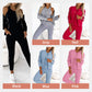 ✨Nuevos productos en oferta ✨Conjunto de tres piezas de chaqueta y pantalón de béisbol para mujer