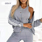 ✨Nuevos productos en oferta ✨Conjunto de tres piezas de chaqueta y pantalón de béisbol para mujer