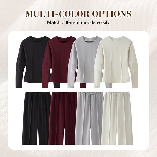 Conjunto acogedor multicolor para mujer