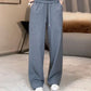 Conjunto de camisa corta y pantalones de pierna ancha