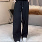 Conjunto de camisa corta y pantalones de pierna ancha