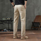 Pantalones casuales rectos para hombre con bolsillos