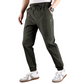 Pantalones cargo elásticos con cordón para hombre