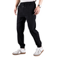 Pantalones cargo elásticos con cordón para hombre