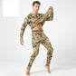 Conjunto de ropa interior y pantalones térmicos de camuflaje para hombre
