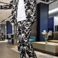 Conjunto de chaqueta y pantalón con estampado floral para hombre