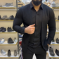 Camisa de dos piezas simulada para hombre