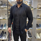 Camisa de dos piezas simulada para hombre