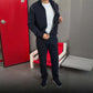 Conjunto de chaqueta casual de 2 piezas para hombre