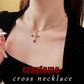 💜Súper rebaja – 50% de descuento 💜Collares con colgante de cruz de pedrería de colores
