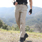 Pantalones cargo ajustados de color sólido para hombre para primavera y otoño
