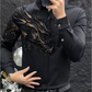 🔥Oferta especial 2025🔥 Camisa estampada de corte entallado para hombre: ¡llama la atención de todas las miradas!