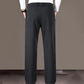 Pantalones casuales cálidos con cordón para hombre de ajuste clásico