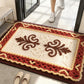 Alfombra antideslizante absorbente estilo hilo floral 3D
