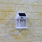 Lámpara Solar de Pared Vintage con Sensor de Movimiento para Exterior
