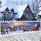 Banner colgante de Merry Christmas al aire libre
