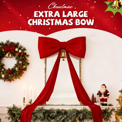 Lazo extra grande de Navidad para decoración