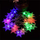 Luces de cortina LED tipo copo de nieve