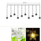 Luces de cortina LED tipo copo de nieve