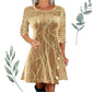 Vestido elegante de lentejuelas en línea A