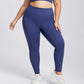 Leggings de entrenamiento para el control del abdomen de cintura alta y modelado en bolsillos laterales
