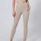 Leggings de entrenamiento para el control del abdomen de cintura alta y modelado en bolsillos laterales