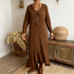 Vestido informal de punto con capucha para mujer