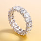 Anillo de moda de circón brillante de círculo completo