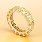 Anillo de moda de circón brillante de círculo completo