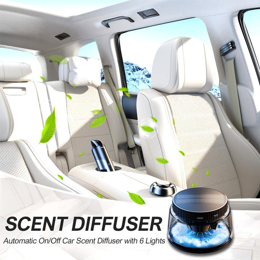 Difusor de aromas automático de encendido/apagado para coche con 6 luces