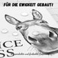 🧻 Decoración Divertida para Paredes de Baño - Cuadro de Burro con la Frase “Nice Ass” (Buen Culo)