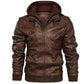 Chaqueta con capucha con cremallera de hombre