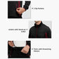 Conjunto de chaqueta y pantalones de correr de dos piezas de cremallera completa para hombre