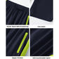 Conjunto de chaqueta y pantalones de correr de dos piezas de cremallera completa para hombre