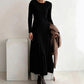 50 % OFF !!✨Women's Long Sleeve Cable-Knit Sweater Midi Dress