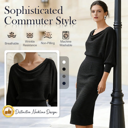 💃Vestido elegante para adelgazar de mujer que ceñe la cintura | Ajuste elegante y silueta✨ que favorece la figura