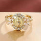 ✨🔥 Elegante Anillo con Emblema de la Virgen María 💍