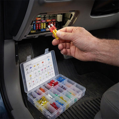 Kit assortiment de fusibles pour voiture 300 pièces